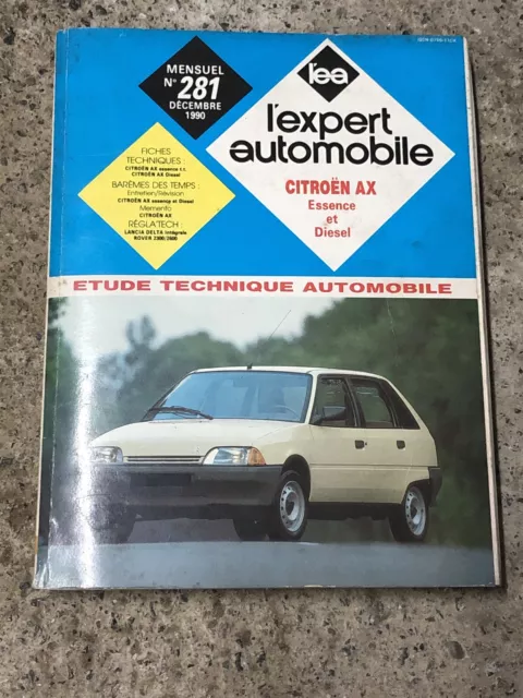 Revue technique L'expert automobile Nº281 Citroën AX essence et diesel