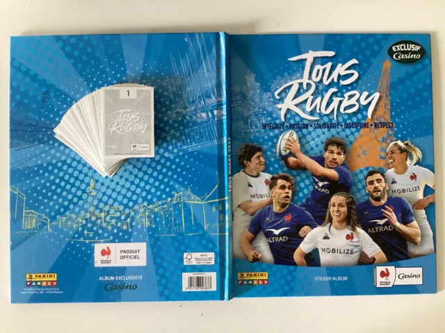 Tous Rugby - Sticker Album - Panini Family - Casino - 2023 Rugby