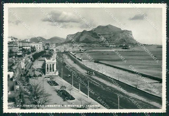 Palermo Città Monte Pellegrino Foto FG cartolina KV7454