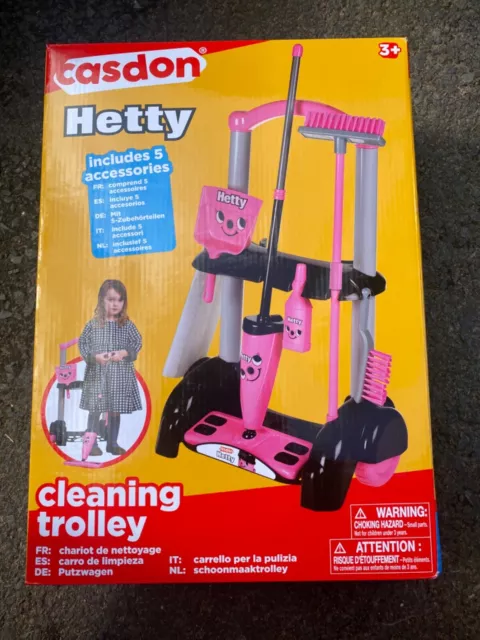 Casdon Hetty Cleaning Trolley 3 yrs +