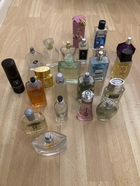 Job Lot Perfume - 22 Bottles Used - Gold,Jape,million Royal, Etc- Part Full