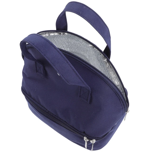 Bolsa de poliéster camping aislamiento térmico bolsa de almuerzo térmica bolsa de transporte