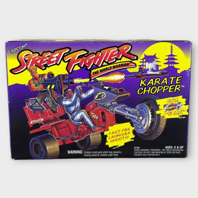 Vintage 1993 Hasbro GI Joe STREET FIGHTER Karate Chopper Vehicle FACTORY SEALED