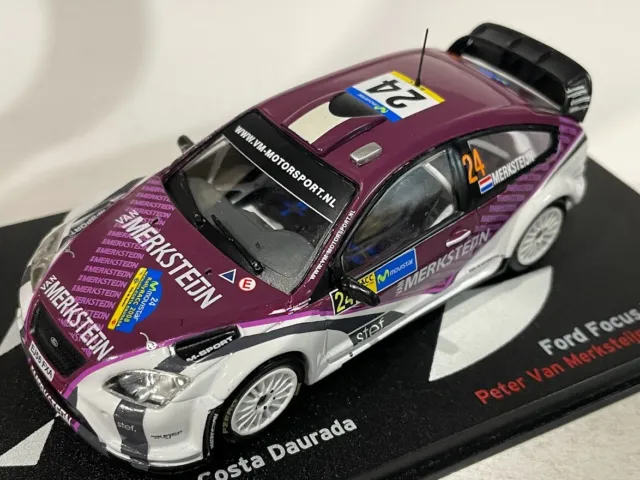 Ford Focus RS 07 WRC Merksteijn Rally RACC Cataluña 1:43 Ixo Altaya Diecast