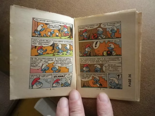 schtroumpf - mini récit  la faim des schtroumpfs  JOURNAL DE SPIROU Peyo 3