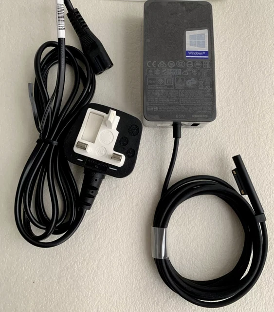 Surface Book 2 Charger 65W Power Supply For Microsoft Surface Pro 3/4/5/Go - 15V 4A Fast Charger (Model 1706) Microsoft Surface 127 W Power Supply - Foto 11