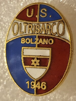 Distintivo calcio ⚽ OLTRISARCO pin BOLZANO spilla ALTO ADIGE no piedino SMALTO 
