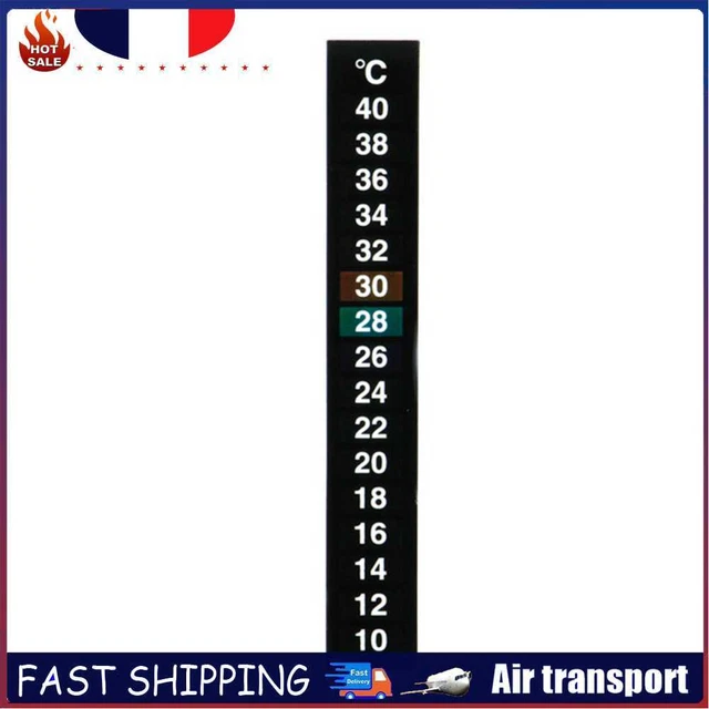 Adhesive Measuring Thermometer Aquarium Fish Tank Temperature Meter Tools Decal