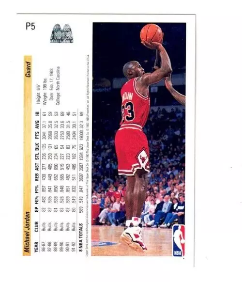  1992-93 Upper Deck #425 Michael Jordan PSA 9 Graded
