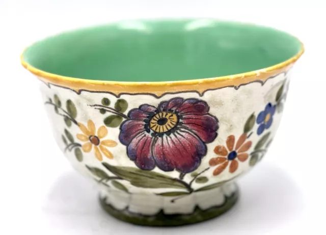 Vintage Signed 5014 BERTINO Royal Zuid Holland bowl gouda Art Pottery