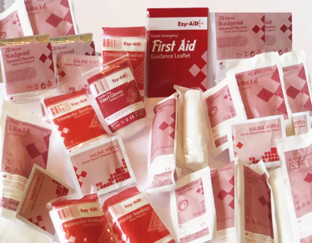 50 Person Ezy-Aid HSE First Aid COMPLETE Refill Kit - Workplace Pack, CE