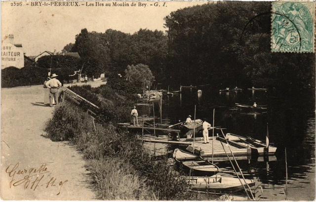 CPA Bry le Perreux Iles au Moulin de Bry (1364346)