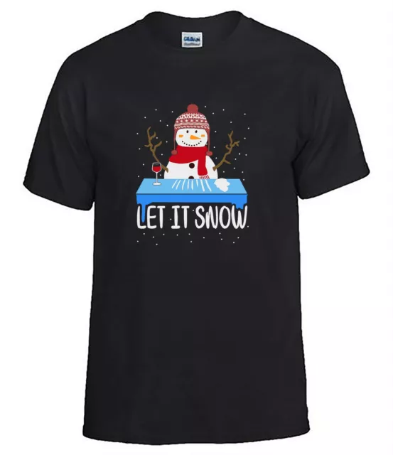 Natale Maglietta Let It Snow Fun / Novità Brutto T-Shirt