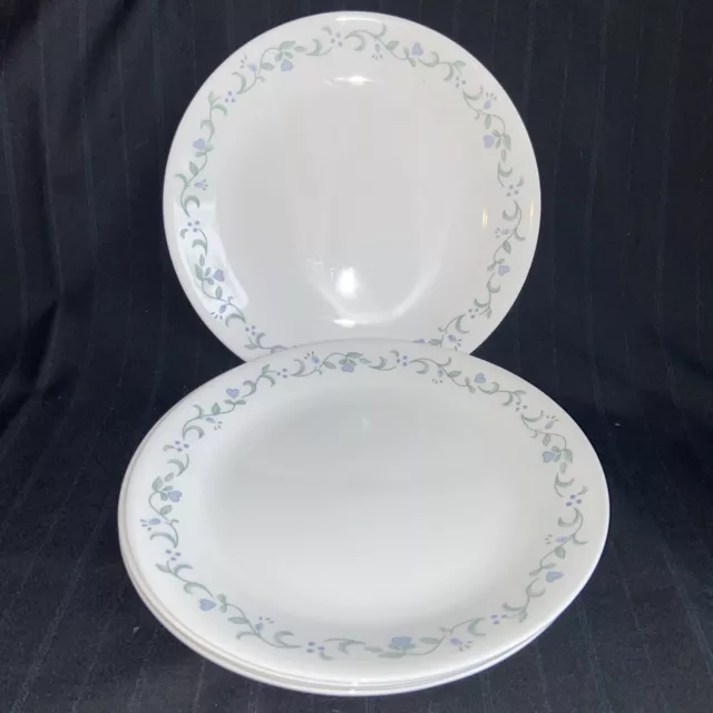 Corelle By Corning Country Cottage Hearts Flowers Dinner Plates 10.25" Set of 5