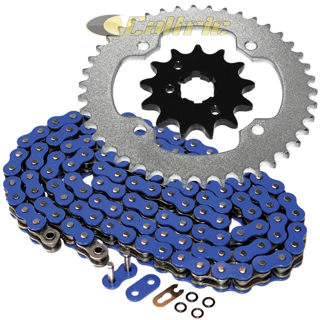 Blue O-Ring Drive Chain & Sprocket Kit for Yamaha Banshee 350 YFZ350 1987 1988