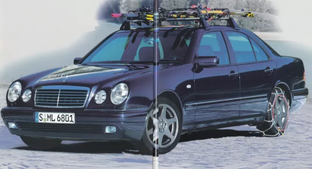 MERCEDES E-KLASSE W210 Limousine T-Modell ZUBEHÖR Prospekt Brochure 1997 AX