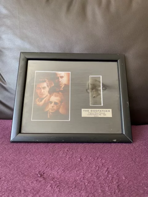 The Godfather Authentic 35mm Movie Film Cell  Matted Display  Limited Edition