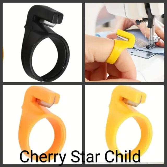 Sewing knife thread cutter ring easy to use embroidery sharp blade adjustable