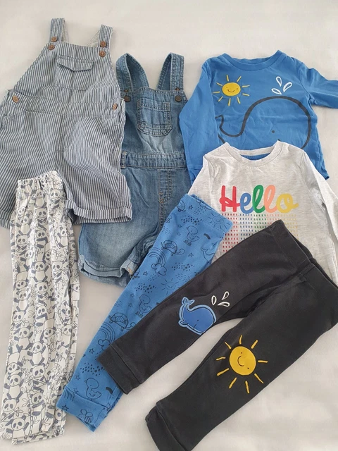 baby boy 12-18 Summer Clothes Bundle
