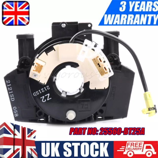 for NISSAN QASHQAI J10 PATHFINDER SQUIB SPIRAL CABLE CLOCK SPRING 25560-BT25A