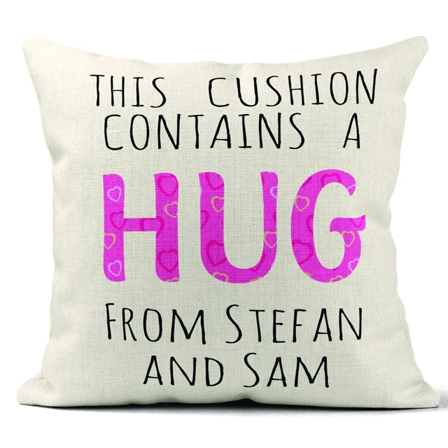 Personalizado Regalo Día de la Madre Abrazo Funda Cojín Cumpleaños Navidad Mamá