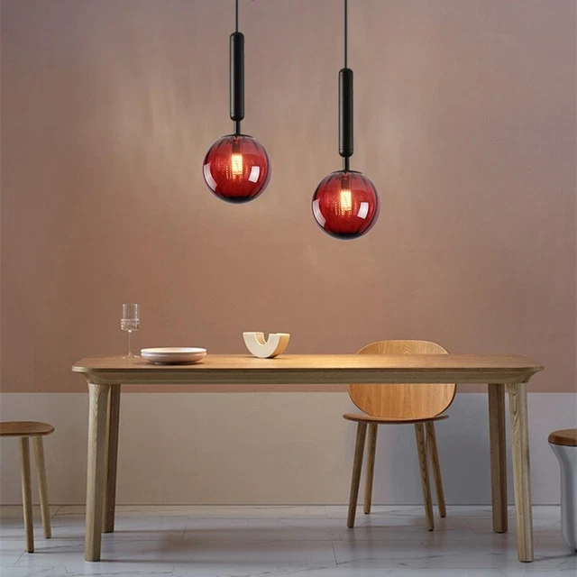 Kitchen Pendant Lamp Bar Glass Ceiling Light Home Light Room Chandelier Lighting