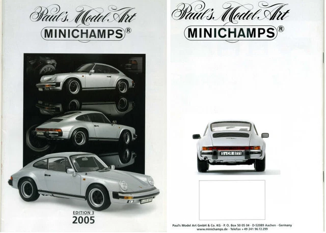 Catalogues Magazine Book Booklet Model Car diecast Minichamps Catalog Croc Style