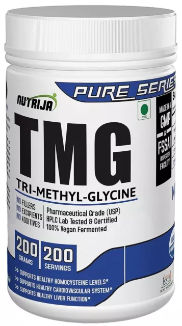 NutriJa Trimethylglycin TMG Betain wasserfrei 200 g unterstützt und...