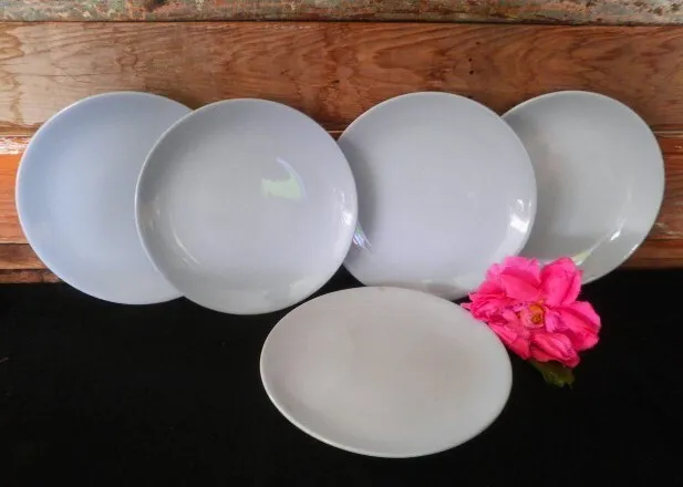 VINTAGE JOHNSON AUSTRALIA PALE BLUE SIDE PLATES X5 BREAD & BUTTER PLATES seeMORE