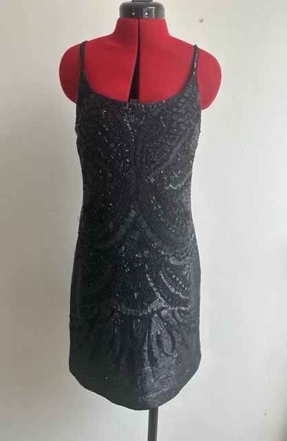 beaded ruffle midi dress Montsand BLUE BEADED LACE PENCIL MIDI DRESS main image 0
