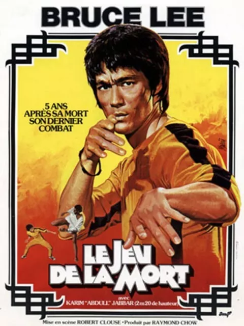 Affiche de cinéma LE JEU DE LA MORT (1978) format 160x120cm poster original PLIÉ