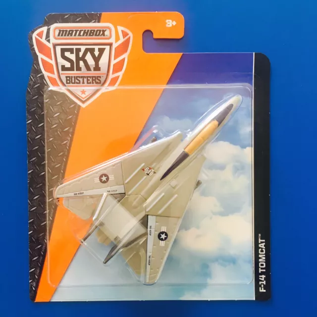 2017 Matchbox Sky Busters US NAVY GRUMMAN 1991 F-14 TOMCAT SUPERSONIC FIGHTER!