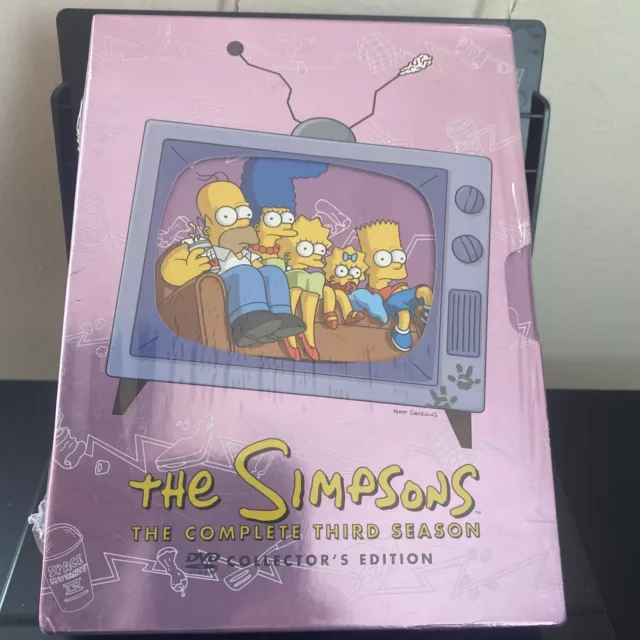 The Simpsons: The Complete Third Season (DVD, 4-Disc Set) OOP Brand New & Sealed