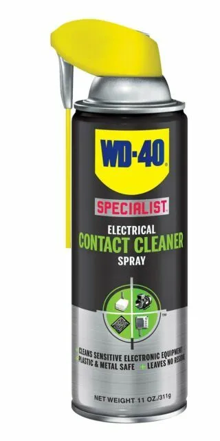 WD-40 Specialist Quick-Drying Electrical Contact Cleaner Spray, 11 oz. Pack of 6