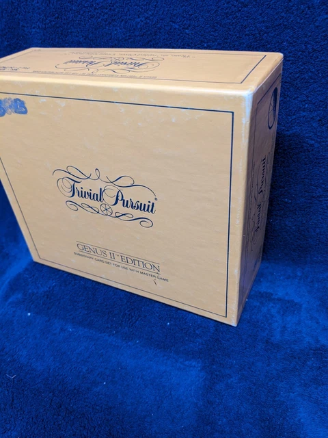 Trivial Pursuit Genus II Edition Expansion Card Set Classic Trivia Game