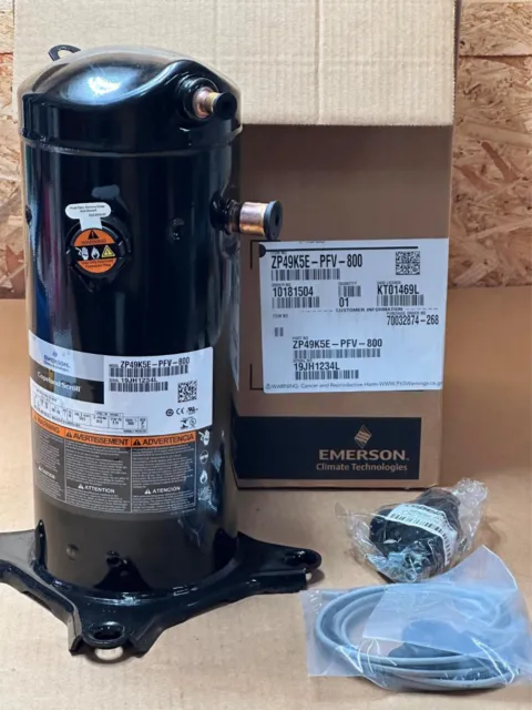 Copeland ZP49K5E-PFV 49,000BTU 4 Ton Scroll Compressor R410A 208/230V 1Ph