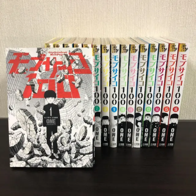 One manga Mob Psycho 100 vol.1-16 Complete Set japanese