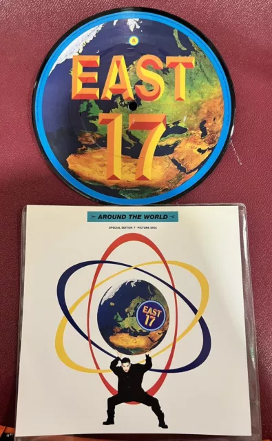 East 17   Around The World   7inch Vinyl Special Picture Disc Edition