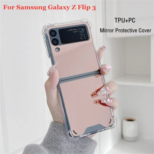 de téléphone Coque de protection Pour Samsung Galaxy Z Flip3 5G Coque de miroir