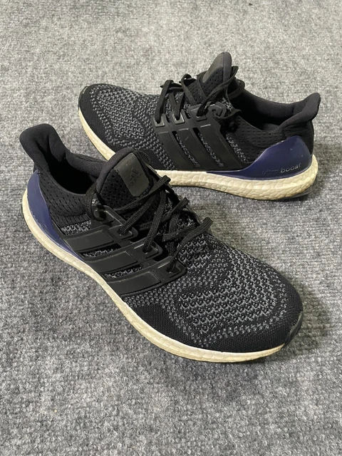 ADIDAS ULTRA BOOST 1.0 Black Purple Size 8 Primeknit B27172 Womens