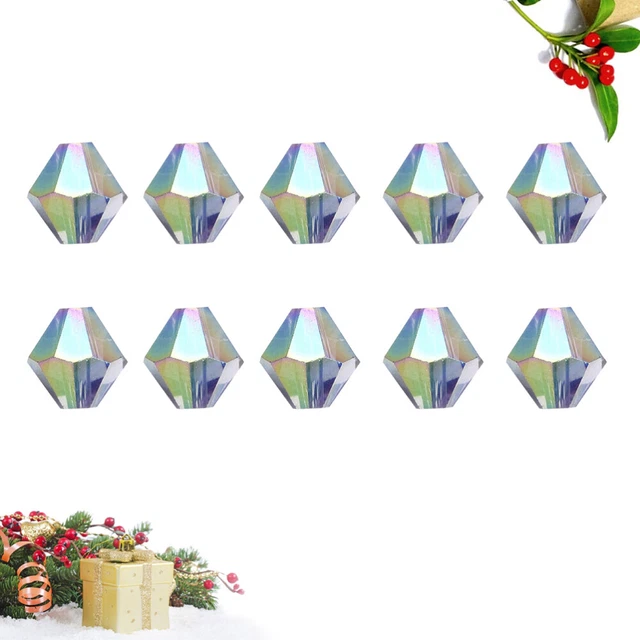 Doppelkegel Kristall Perlen Doppelkegel Farbige Glas Perlen für Schmuck Machen