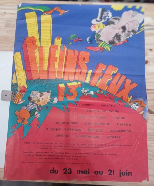 AFFICHE PLEINS FEUX 13° Arrondissement