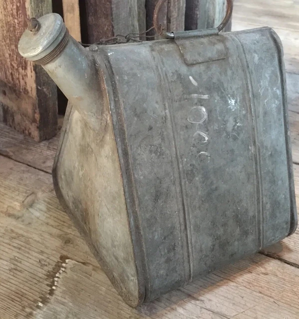 Alter Kanister dreieckig 5 L Oldtimer ⛽️ Benzin Benzinkanister Motorrad Oldi