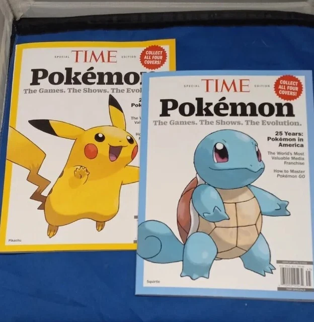 TIME SPECIAL EDITION 2024 magazine POKEMON PIKACHU & SQUIRTL,2 Free