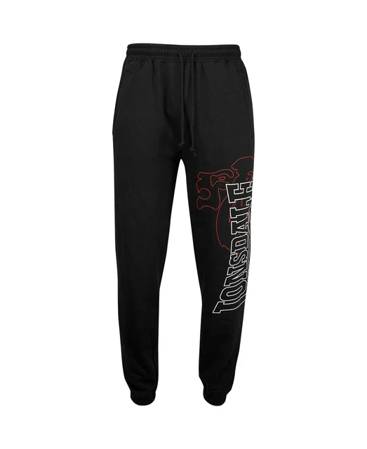 Lonsdale Dartford Uomo Pantaloni Tuta Vestibilità Regolare