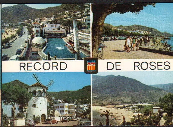 Postal Recuerdo De Roses Costa Brava Girona Postcard Postkarte           Cc01859