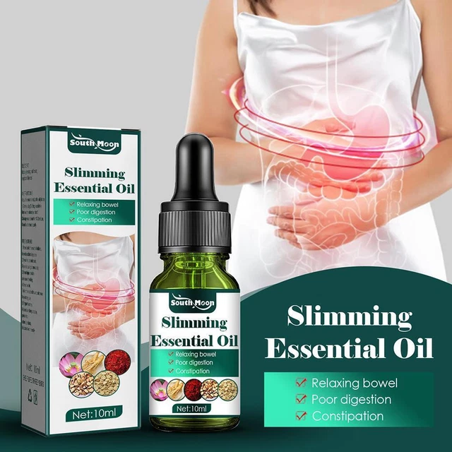 Aceite de escultura corporal laxante a base de hierbas 10 ml para apretar y dar forma al vientre I1Z7