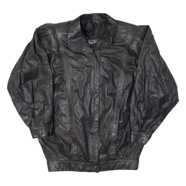 Comint leather on sale coat