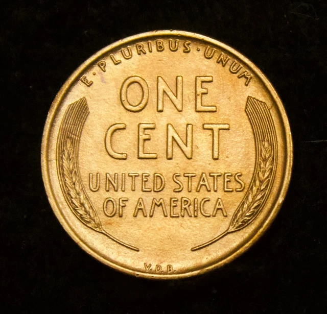 1909 VBD Brilliant Uncirculated Red Lincoln Wheat Cent
