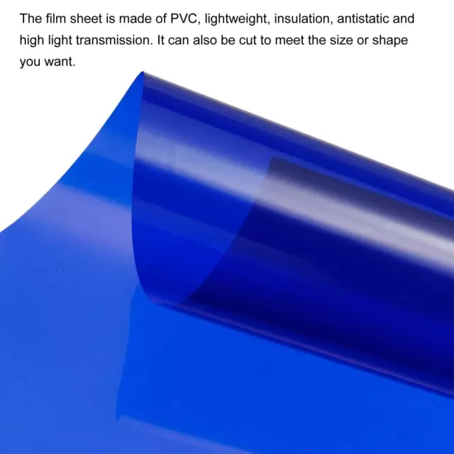 Gel Farbfilter Papier Polyester Film 40x50cm blau 82B für DJ Beleuchtung, 4 Stück 3